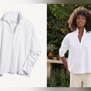 NEW frank & eileen patrick popover henley $238